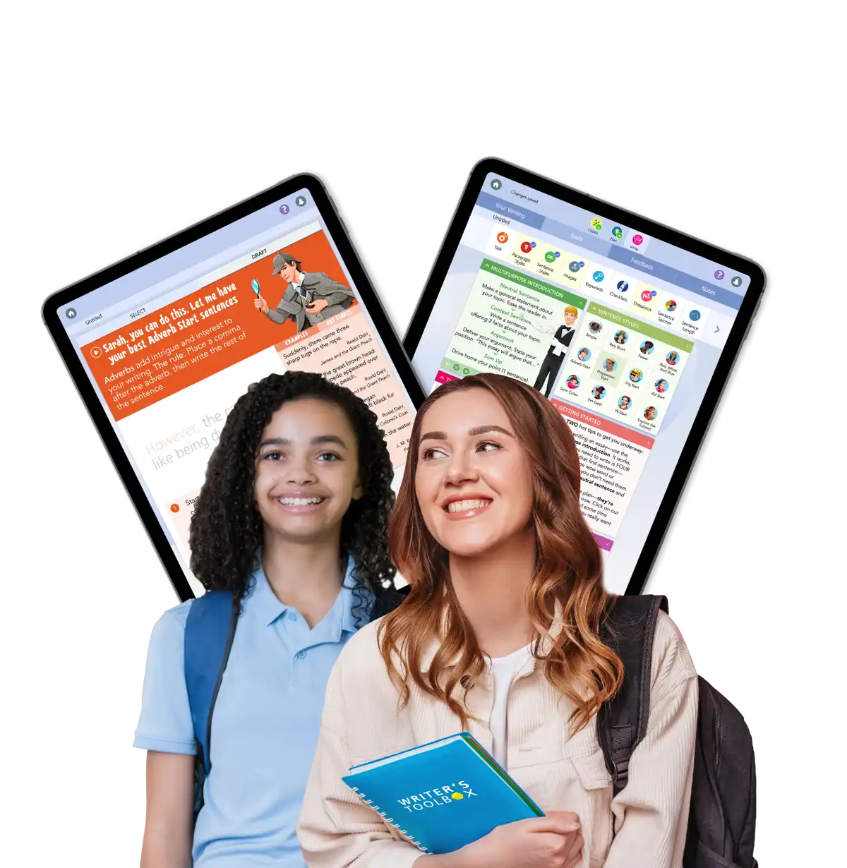 Build Student Confidence Students With Writers Toolbox on Ipads